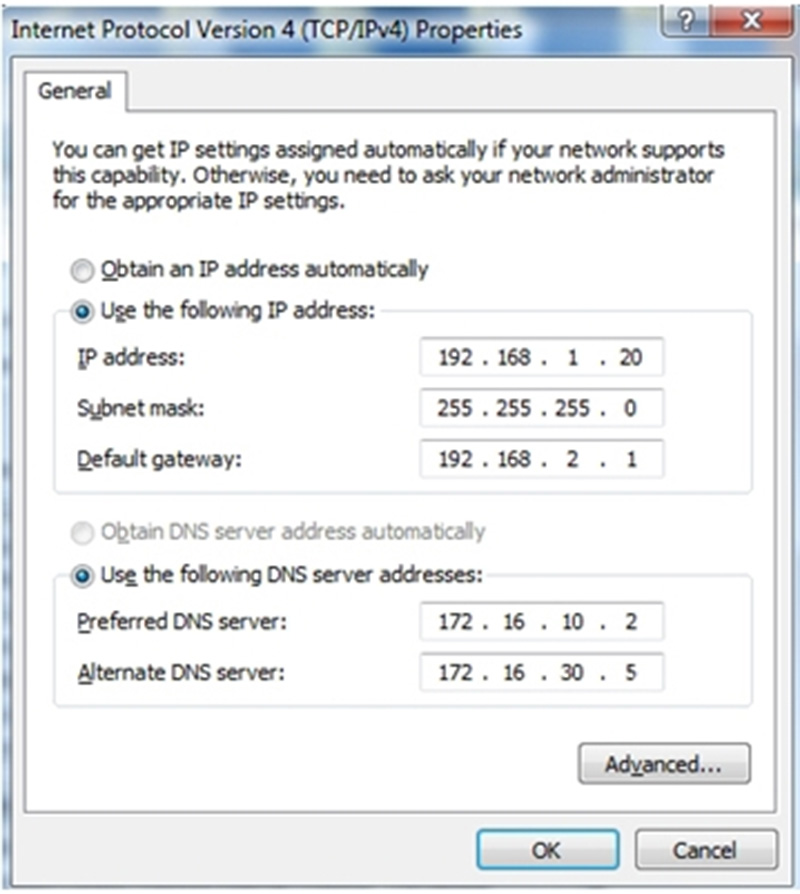 A technician has configured a user workstation with the IP address and default subnet masks that are shown