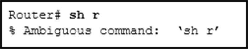 An administrator is trying to view the current configuration on this switch but receives the error message that is displayed