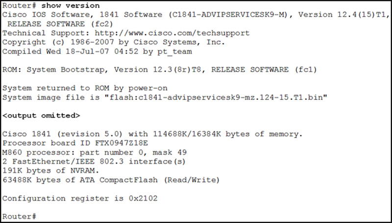 From which location did this router load the IOS