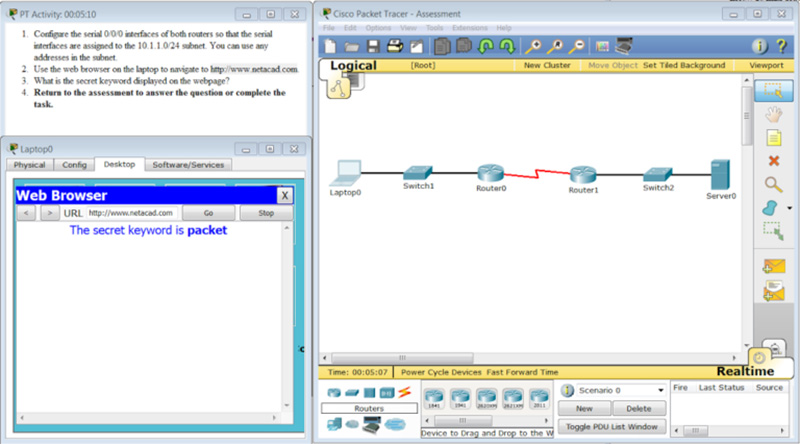 Perform the tasks in the activity instructions and then answer the question