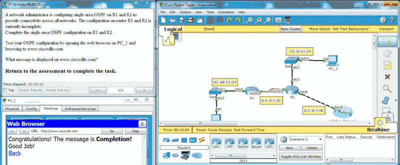 Perform the tasks in the activity instructions and then complete the task