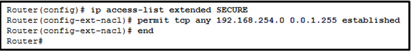 What is the result of adding the established argument to the end of the ACE