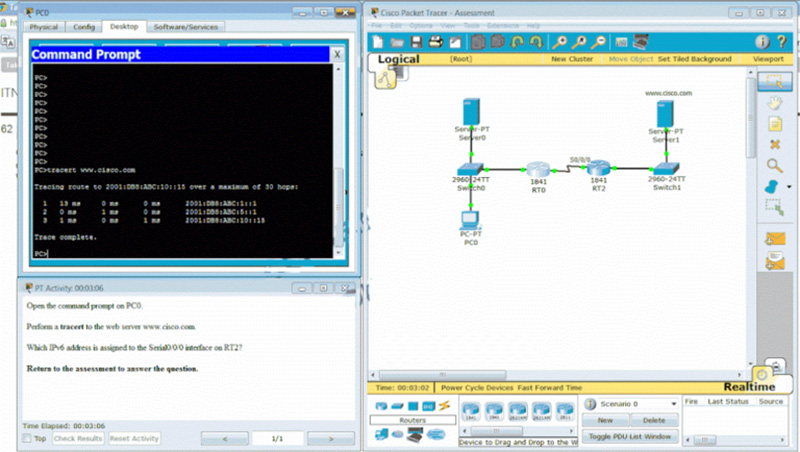 Which IPv6 address is assigned to the Serial000 interface on RT2