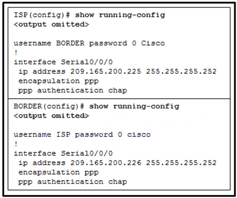 The first box shows the following partial command output