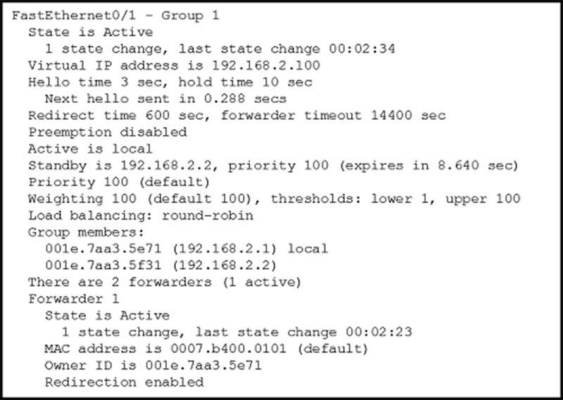 Which protocol information is being displayed in the output
