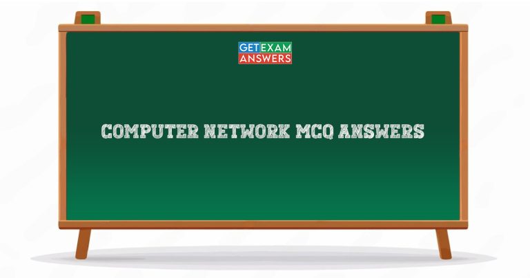 Computer Network MCQ Answers