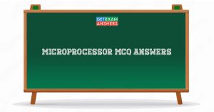 Microprocessor MCQ Answers