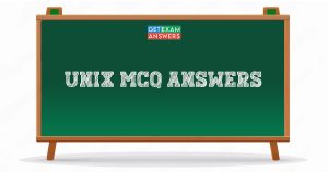 Unix MCQ Answers