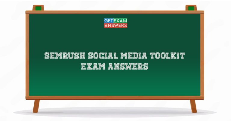 Semrush Social Media Toolkit Exam Answers